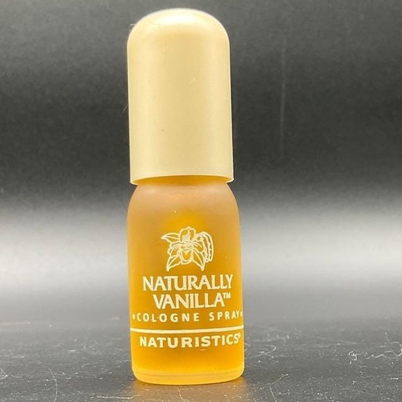 Vintage Naturistics Naturally Vanilla Cologne Spray Mini Bottle Full 1990s Sweet - Picture 1 of 5
